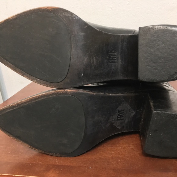 Frye Flynn Leather mid-Calf Pull-on-Boots. Size 8m - Picture 16 of 16